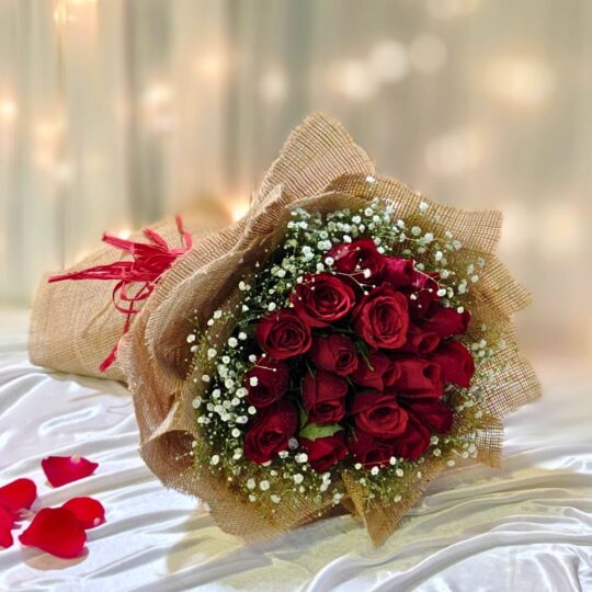 Romantic Red Roses Bouquet