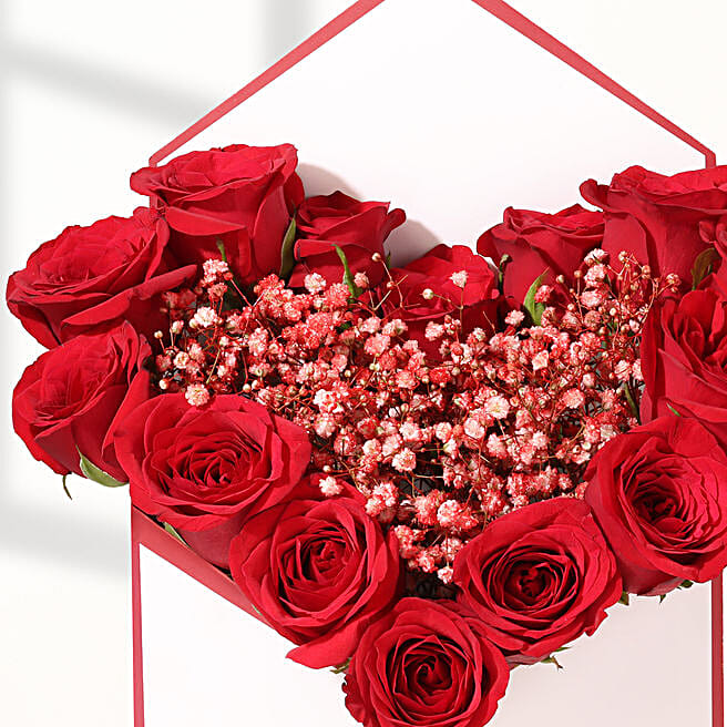 Fourteen Roses Love Letter Bloom Box