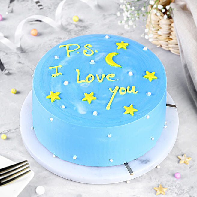 I Love You Chocolate Cake- Half Kg