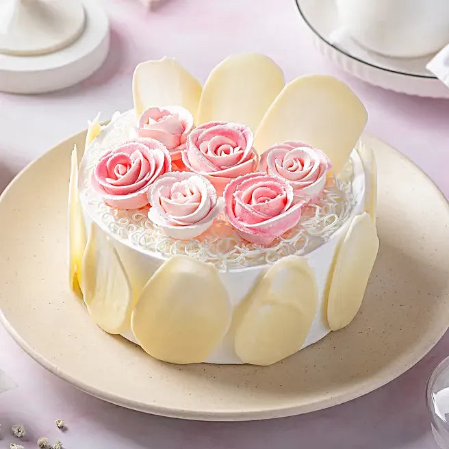 Rosy White Forest Cake Half Kg Eggless